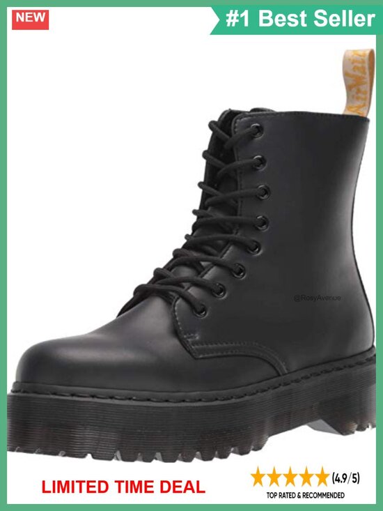 Shoes - Vegan Faux Leather Combat Boots Side Zip Lug Sole Ankle Boots